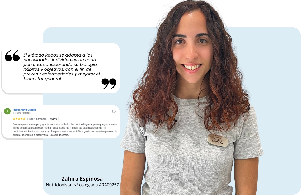 Zahira Espinosa - Nutricionista en Zaragoza de DietaryPlus